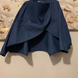 Boutique high neck jacket with flare.